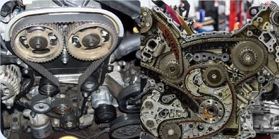 Correa de distribución y cadena de distribución